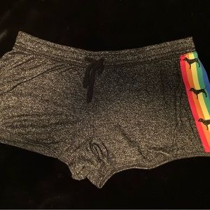 Rainbow 🌈 Shorts PINK Victoria’s Secret